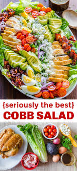 Chicken Cobb Salad Recipe Cobb Salad Recipe Dinner Salads Salad Recipes For Dinner