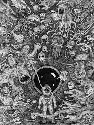 This Thalassophobia Inspired Drawing Took Me Over 30 Hours To Finish I Love Deep Sea Creatures Sea Creatures Drawing Deep Sea Creatures Ocean Monsters