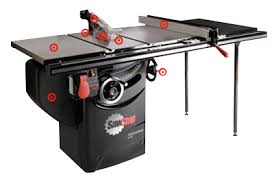 Banc De Scie Professionel De Sawstop Machinerie Continental