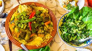 Place lamb in a bowl or container and rub with chermoula. Lamb Stew With Couscous Couscous Bidaoui Belghanmi Recipe Sbs Food
