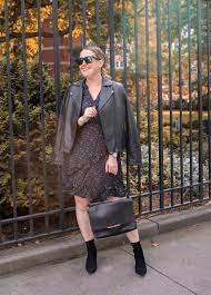 J Mclaughlin Floral Dress Leather Jacket I Wit Whimsy Fall Floral Dress Floral Dress Leather Jacket Dress