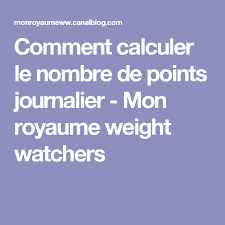 Epingle Sur Weight Watchers