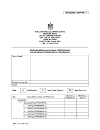 Bea cukai pekanbaru telah mengumpulkan 89,27% dari target penerimaan atau sebesar rp120.558.138.574 hingga 30 juni 2021. Mpkj Online Fill Online Printable Fillable Blank Pdffiller