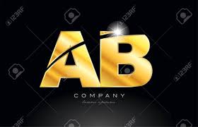 Browse 57196 incredible letter logo vectors, icons, clipart graphics,. Combination Letter Ab A B Gold Golden Alphabet Logo Icon Design With Metal Look On Black Background Suitable For A Company Or Business Royalty Free Cliparts Vectors And Stock Illustration Image 116755367