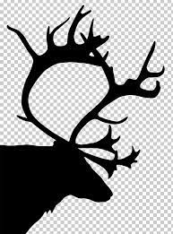 Reindeer Silhouette Christmas Png Antler Art Artwork Black And White Black Christmas Reindeer Silhouette Silhouette Christmas Reindeer