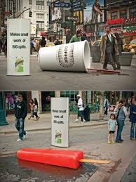 Best Outdoor Advertising By Bounty Marketing De Calle Marketing De Guerrilla Campanas De Publicidad