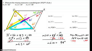 Maybe you would like to learn more about one of these? Geometry Unit 5 Practice Test 7 And 8 Youtube