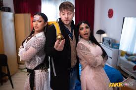 Exotic Sluts Yasmina Khan And Nuria Milan Share Rock Hard Cock photos  (Nuria Millan)  DefineBabe.com