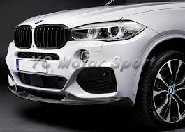 Car Accessories Carbon Fiber P Style Front Lip Fit For 2013 2014 F15 X5 M Tech Front Bumper Lip Front Splitter Bmw Bmw Car Models Bmw X5 M
