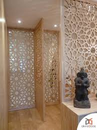 Claustra Interieur En Bois Sur Mesure Par Allure Et Bois Deco Salon Marocain Claustra Grande Salle De Bain