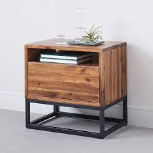 Solid Acacia With A Natural Finish It Might Be A Little Tall But Let Me Know If You Like The Look Furniture Wood Nightstand Vintage Industrial Furniture