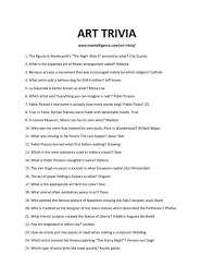 Drug trivia questions and answers. 36 Best Art Trivia Questions And Answers This Is The Only List You Ll Need In 2021 Trivia Trivia Questions Hard Art