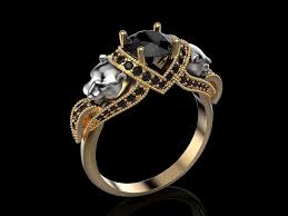 Panthers Engagement Ring 3d Model Stl 3dm 1 Rings For Men Mens Gold Rings White Gold Rings