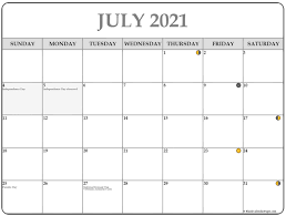 July 2021 with phases of the moon calendar. July 2021 Lunar Calendar Moon Phase Calendar