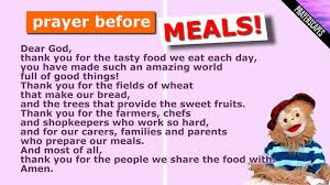 Eternal god, this joyful day is radiant with the brilliance of your one true light. Prayer Before Meals For Children With Cheeky Monkey Tv