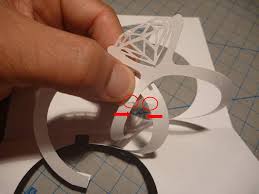 Cut the light green card stock to measure 15 x 18 cm (6 x 7 inches). Wedding Invitation Pop Up Card Linked Rings Tutorial Creative Pop Up Cards