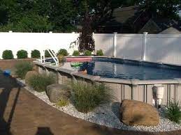Pin On Landscaping Around Pool Above Ground