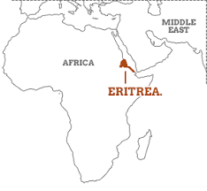 This is a map of eritrea, a country in africa, showing the provincial divide, town, cities and capitals located within the province. Eritrea Travel Guide