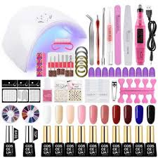 36w Uv Led Lamp 10 Color Uv Soak Off Gel Polish Colors Nail Set Kit Building Manicure Art Tools Buy At A Low Prices On Joom E Commerce Platform