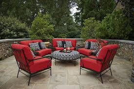 Patio Furniture Tulsa Ok With Images Red Patio Furniture Red Patio Decor Deep Seating Patio Furniture