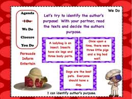 Authors Purpose Flipchart And Worksheets