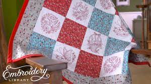 The design templates and designs make the shift from style you will require: How To Embroider And Sew A Lap Quilt Youtube