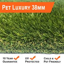 Environmentally, artificial grass is a lot cleaner than real grass since it does not create a natural habitat for insects, rodents, and worms. Pet Luxury 38mm Artificial Grass Direct