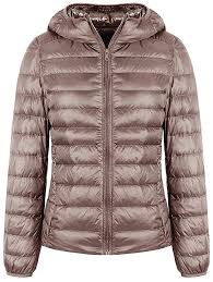 Amazon Com Seasum Women S Hooded Packable Ultra Light Weight Short Down Jacket Parka Insulated Coat Gateway Jackets Down Jacket Feather Jacket