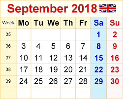 State & national holidays are included into free printable calendar. 41 Best September Calendar 2018 Printable Ideas September Calendar September Calendar 2018 Calendar