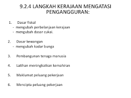 Kadar pengangguran di malaysia untuk 2017 dijangka tidak melebihi 3.5 peratus. 9 Kitaran Perniagaan Pengangguran Dan Inflasi