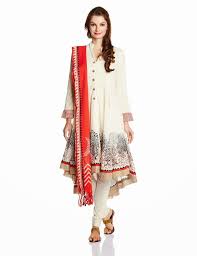 Biba Cotton Silk Asymmetrical Hemline Salwar Suit Fashion
