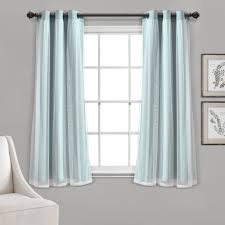 Description teal sheer curtain with decoration can decorate your room. Grommet Sheer With Insulated Blackout Lining Curtain Panel Set Lush Decor Www Lushdecor Com Lushdecor