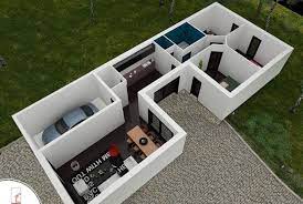 130m2 logement, jardin cote sud 20mqtop etage: Plan De Maison En U Notre Selection Pour S Inspirer Conseils Pour Bien Construire Sa Maison