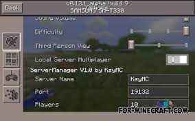 Pocket edition on the first device. Servermanager V4 0 Addon For Minecraft Pe 0 12 1 0 13 0