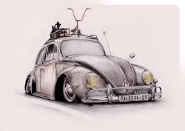 Vw Beetle Rat By Ribadesign On Deviantart Vw Art Art Cars Car Drawings
