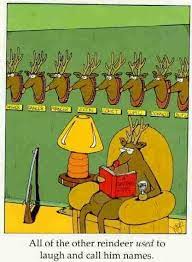 Reindeer Games Funny Christmas Cartoons Funny Christmas Pictures Christmas Jokes
