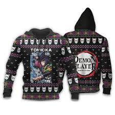 Giyu Tomioka Ugly Christmas Sweater Demon Slayer Anime Xmas Gift Custo Gear Anime Inosuke, thrilled to see such a display of swordsmanship by someone in a totally different league from himself, challenges.