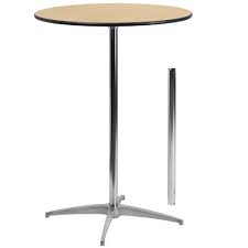 How You Can Enjoy Lovely Cocktail Drinks On Classy Cocktail Tables Decorifusta In 2020 Round Wood Cocktail Table Wood Cocktail Table Round Pub Table