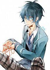 Anime Boy Black And Yellow Hair 702x985 310kb Garotos Anime Personagens De Anime Personagens Bonitos