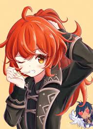Created A Fan Art For Diluc S Birthday Girl Ver Genshin Impact Official Community