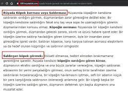 ruyada kopek isirmasi veya saldirmasi isaretler ruya kopek