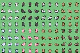 Granny S Lists Animal Sprites Resource Showcase Rpg Maker Pixel Art Games Rpg Maker Vx