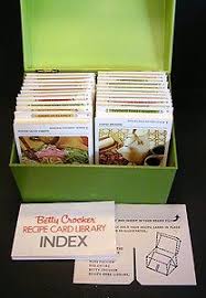 My Mom Had This Recipe Holder Packets Of The Recipe Cards Would Come In The Betty Crocker Recipe Card Library Betty Crocker Recipe Cards Betty Crocker Recipes