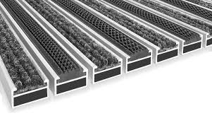 Products/services we offer:aluminum doorknob,aluminium folding door,aluminium cabinet door,aluminium sealed edge,aluminium cabinet,aluminium toilet partition. Aluminium Entrance Matting System For Effective Dirt Scraping Dutco