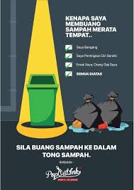 Percuma anda menggalakkan tidak buang sampah sembarangan jika fasilitas tempat sampah sendiri masih sedikit, dan manajemen sampah juga masih kacau. Popoutink Pesanan Khidmat Masyarakat Sampah Itu Tempat Facebook