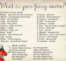 Fairy Name Fairy Names Elf Names Fairy