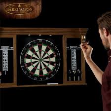Set includes solid pine cabinet with deluxe hardware, bristle dart board, 6 nfl logo darts, 2 chalk board scorers, chalk, and eraser. 8 Dart Board Ideas In 2021 Dart Board Pool Table Pool Cue Rack
