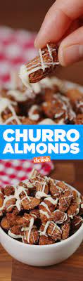 Churro Almonds Recipe Christmas Sweets Recipes Snack Recipes Almond Recipes