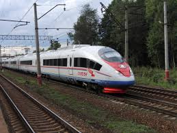 The sapsan operates on the moscow to st. Sapsan