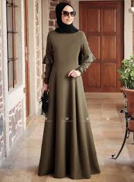 Aysima Elbise Haki Ranazenn Elbise Moda Stilleri Elbise Modelleri